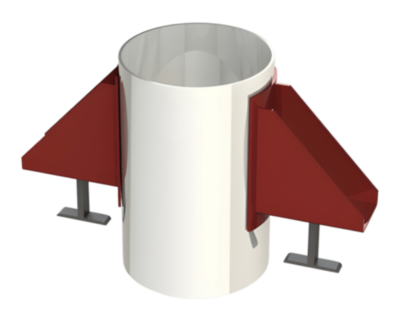 Опора 1220-ВП-А2 Ду 1220 мм ОСТ 36-146-88 подвижная