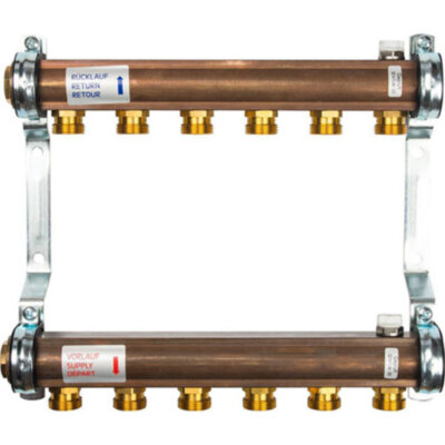 Коллекторная группа Watts HKV/A-6 для радиаторной системы отопления