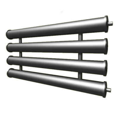 Регистр отопления РСП-4x108x3,0-12000 секционный четырёхрядный с плоскими заглушками