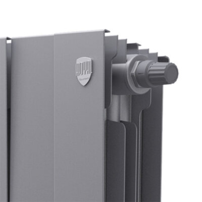 Радиатор биметаллический Royal Thermo PianoForte 300 VDR (8 секций) Silver Satin