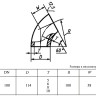 Отвод 60-114х6,0-Ст.20 ГОСТ 30753-2001 стальной бесшовный крутоизгогнутый 2