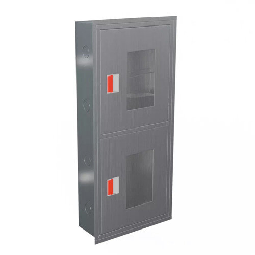 Шкаф пожарный Балтика-01 ШПК-320 ВО нержавеющая сталь