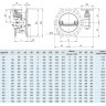 Затвор HAWLE 9881K DN 1400 PN 16 дисковый поворотный 3