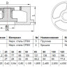 Клапан обратный Benarmo 3030 DN 25 PN 40 осевой межфланцевый 4