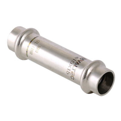 Муфта удлинённая VALTEC VTi.904.I DN 22 PN 16 двухраструбная нержавеющая сталь