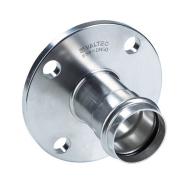 Соединение VALTEC VTi.980.I DN 54x50 PN 16 с переходом на фланец нержавеющая сталь