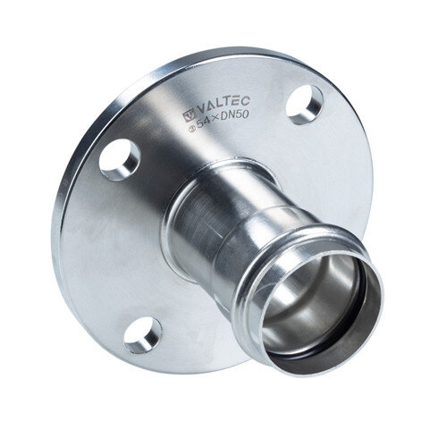 Соединение VALTEC VTi.980.I DN 54x50 PN 16 с переходом на фланец нержавеющая сталь