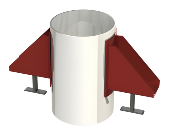 Опора 1220-ВП-Б1 Ду 1220 мм ОСТ 36-146-88 подвижная
