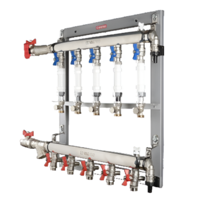 Узел этажный VALTEC VT.GPM.05S04.L7 3/4" DN 20 с балансировочным клапаном