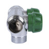 Коллектор распределительный STOUT SMB 6850 2 отвода ВР-НР 3/4" DN 20 PN 16 с регулирующими клапанами 3