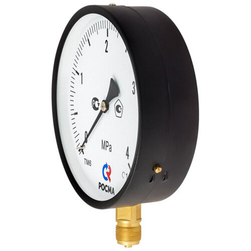 Мановакуумметр РОСМА ТМВ-610Р.00 (-0,1...0,15 МПа) Дкорп=150мм кл. 1,5 G1/2" общетехнический радиальный 00000007694