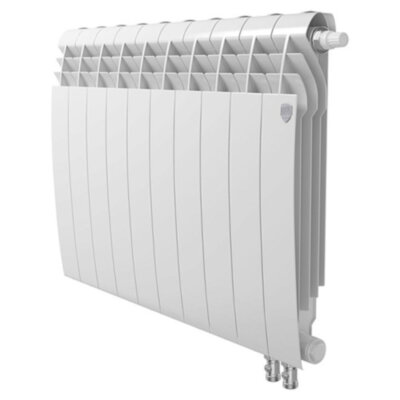 Радиатор биметаллический Royal Thermo BiLiner 500 V (10 секций) Bianco Traffico