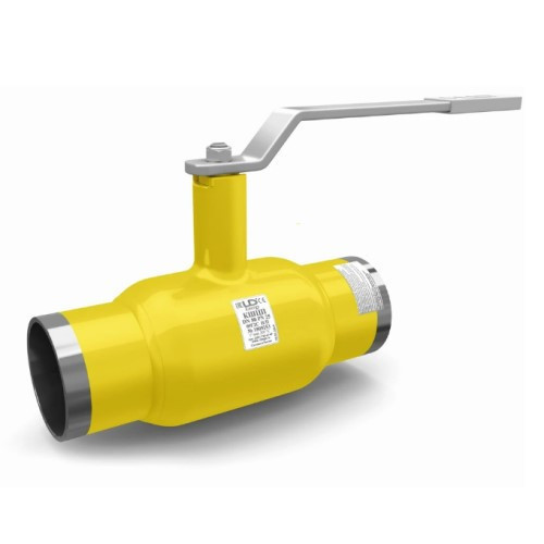 Кран шаровой цельносварной LD КШ.Ц.П.GAS.125/100.025.Н/П.02 Ду 125/100 Ру 25 стальной неполнопроходный под приварку 1