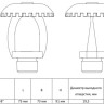 Ороситель дренчерный ДУS0-РВо1,28-R3/4/В3-"СОБР-17-В" повышенной производительности 2