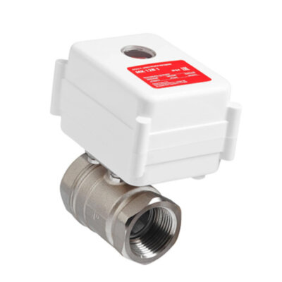 Кран шаровой с электроприводом Нептун Aquacontrol 12В 1'' латунный