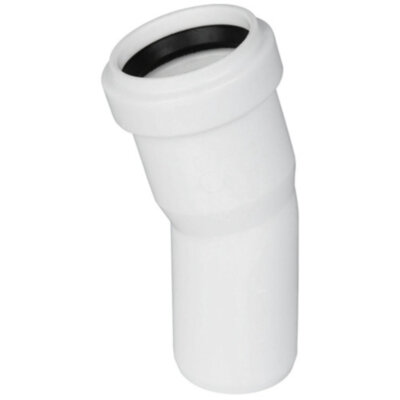 Отвод канализационный PP-H Ostendorf HT HTB DN 32х15° цвет белый