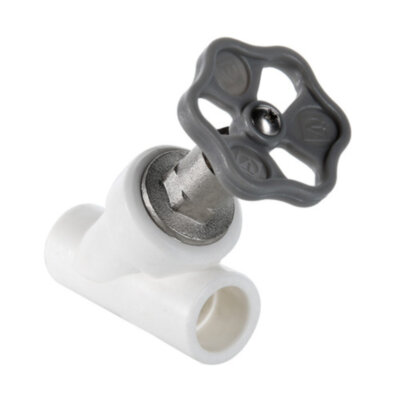 Вентиль запорный VALTEC VTp.714 DN 20 PN 25 прямоточный полипропиленовый