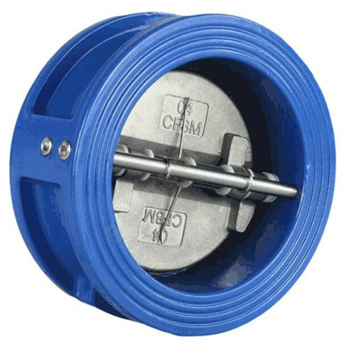 Клапан обратный Benarmo 3050 DN 200 PN 16 двухстворчатый межфланцевый с чугунными створками