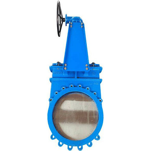 Задвижка шиберная Benarmo 1140RA DN 900 PN 6 межфланцевая с редуктором под электропривод с невыдвижным шпинделем, уплотнение - NBR