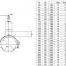 Вентиль FRIALEN DAV DN 90/50 PN 10/16 с удлиненным патрубком 2
