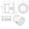 Латунная муфта VALTEC 3/4" х 1/2" переходная VTr.240.N.0504 4