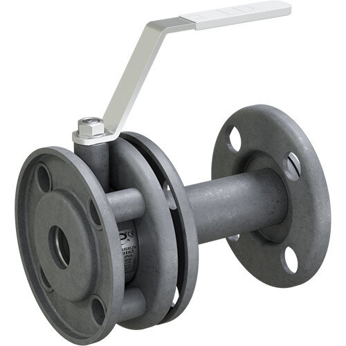 Кран шаровой LD Стриж 040.016.П/П.01.Zn Ду 40 Ру 16 нержавеющий полнопроходный под задвижку