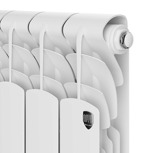 Алюминиевый радиатор Royal Thermo Revolution 350 - 12 секц. Bianco Traffico 4