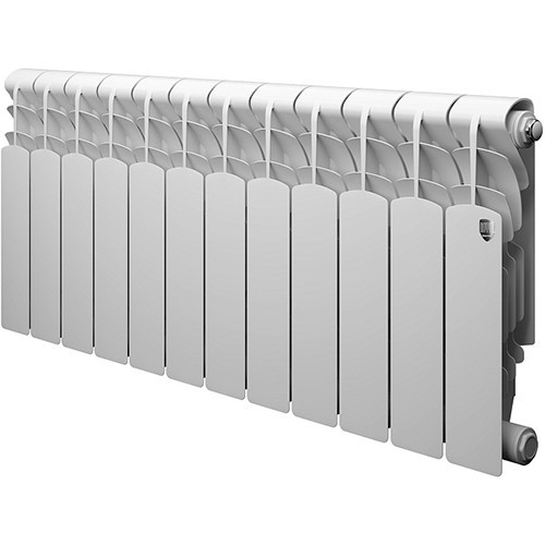 Алюминиевый радиатор Royal Thermo Revolution 350 - 12 секц. Bianco Traffico 1