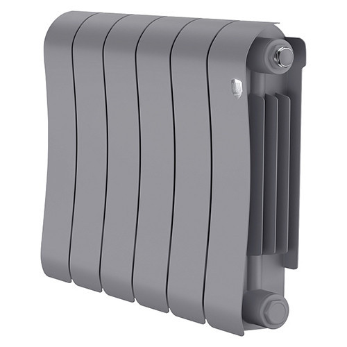 Радиатор биметаллический Royal Thermo Infinity 300 (6 cекций) Silver Satin 1