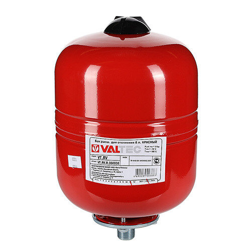 Бак VALTEC 3/4" мембранный 8 л для систем отопления VT.RV.R.060008