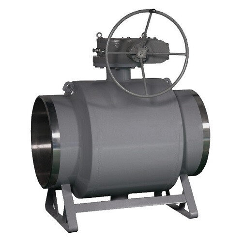 Кран шаровой Ридан RJiP Premium FB/FF/WG DN 600 PN 16 стальной полнопроходный фланцевый с ручным редуктором