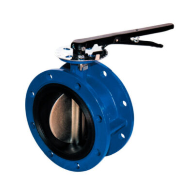 Затвор DENDOR 021F DN 150 PN 16 поворотный дисковый фланцевый с электроприводом