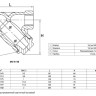 Фильтр сетчатый ADL IS15M DN 20 PN 16 чугунный резьбовой BM03E102174 2