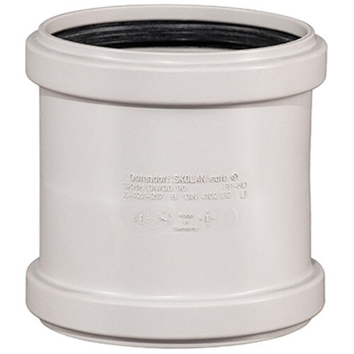 Муфта двойная PP-MD Ostendorf Skolan Safe SKMM DN 75