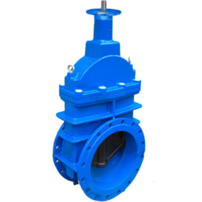 Задвижка клиновая VGA D21.02 DN 400 PN 16 с невыдвижным шпинделем фланцевая с электроприводом