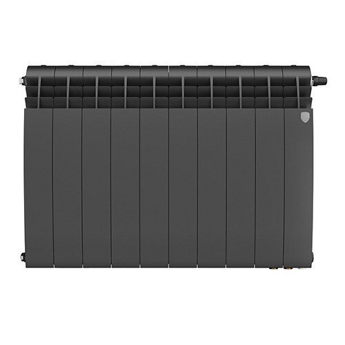 Радиатор биметаллический Royal Thermo BiLiner 500 VR (10 секций) Noir Sable