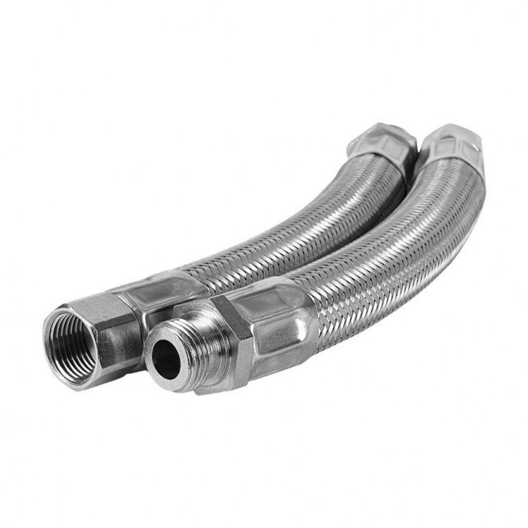 Шланг высокого давления VALFEX VF.285.038 ВР-НР 1/2" DN 10 PN 20 L=285 нержавеющая сталь