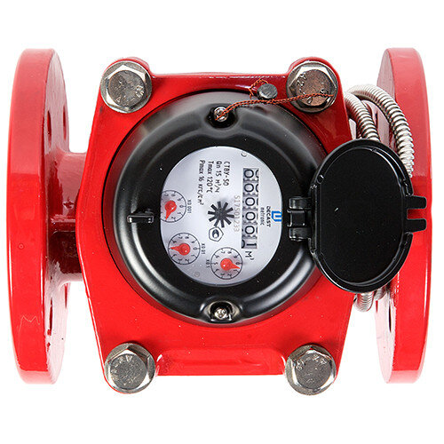 Счетчик промышленный Декаст СТВУ-50 ДГ1 (100 л/имп) холодной и горячей воды