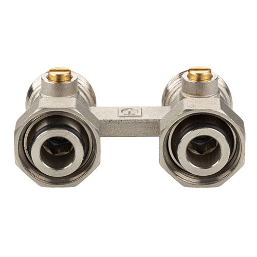 Узел радиаторный Valtec VT.345.NE 3/4" (евроконус) PN 10 для нижнего подключения прямой, без адаптеров 3