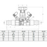 Клапан Cim 787PRF Ду 35 Ру 25 балансировочный Cimberio 3