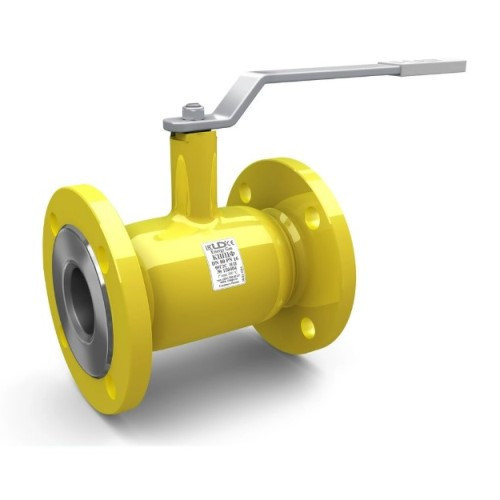 Кран шаровой цельносварной LD КШ.Ц.Ф.GAS.050.040.Н/П.01 Ду 50 Ру 40 нержавеющий неполнопроходный фланцевый