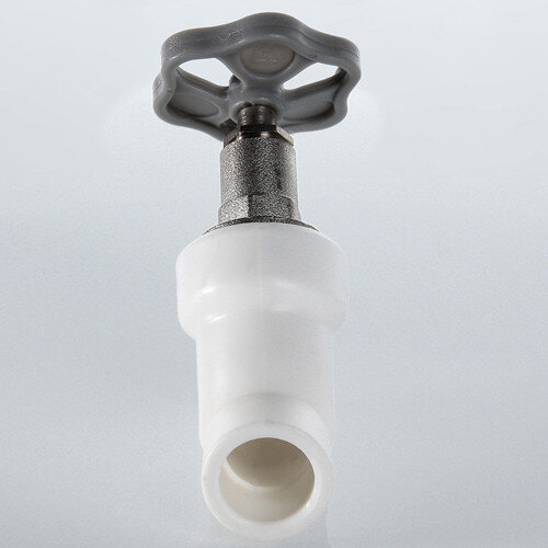 Вентиль запорный VALTEC VTp.714 DN 32 PN 25 прямоточный полипропиленовый