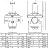 Редуктор давления VALTEC VT.085.N.0607 1'' DN 25 PN 25 мембранный, прямого действия, с демпферной камерой, латунный с никелевым покрытием 2