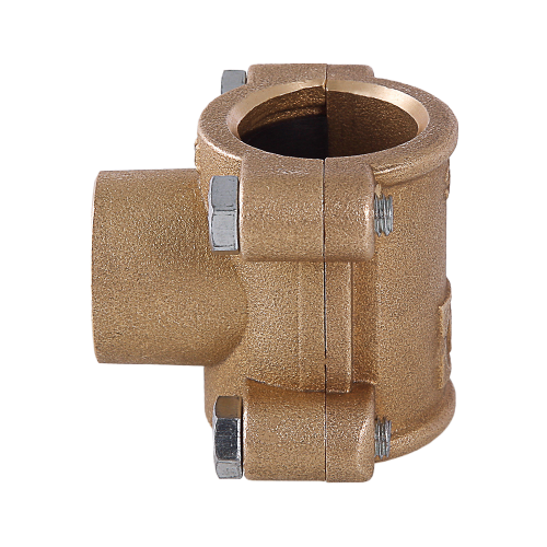 Латунная обойма-тройник VALTEC 1/2" х 1/2" х 1/2" ремонтная VTr.755.G.0404