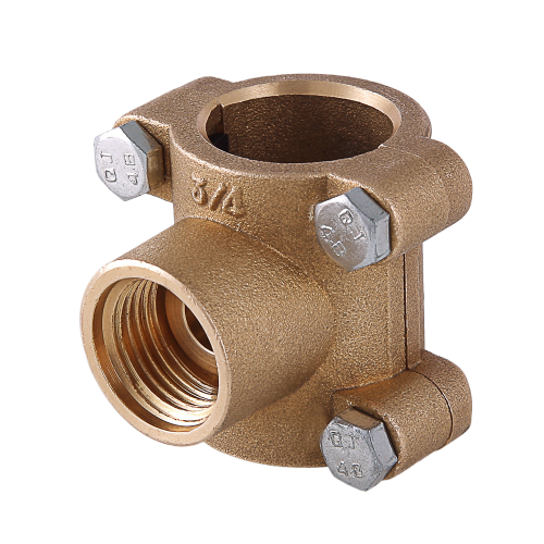 Латунная обойма-тройник VALTEC 1/2" х 1/2" х 1/2" ремонтная VTr.755.G.0404