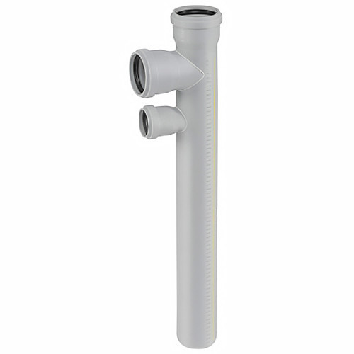 Крестовина канализационная бесшумная PP-MD Ostendorf Skolan Safe SKDDA DN 90х90/50х87° двухуровневая 1