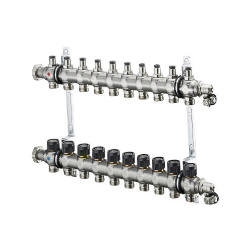 Коллекторная группа Oventrop Multidis SF 10 со встроенными регулирующими вставками