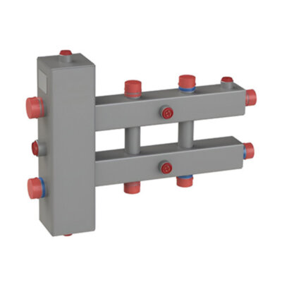 Гидроразделитель VALTEC VTc.100.SN.070603 1''; 1 1/4'' DN 25/32 PN 6 с коллекторами на 3 контура стальной