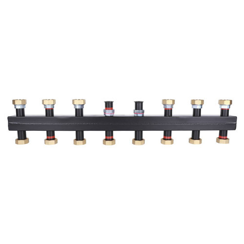 Коллектор распределительный Meibes MeiFlow 8 M66301.41 7-ми контурный ВР-НР 1 1/2" DN 40 PN 6 в теплоизоляции 2