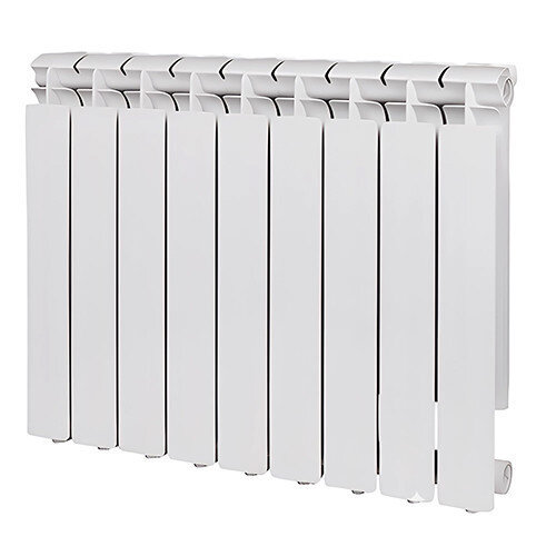 Радиатор биметаллический STOUT Space Ventil 500 9 секций нижнее подключение белый